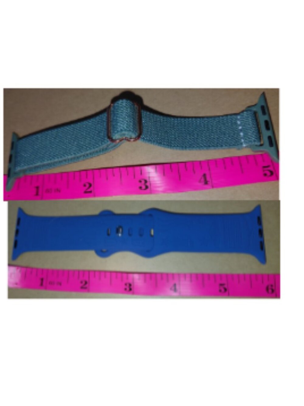Apple Watch Bands Bundle of 11 - Silicone & Nylon Stretchy Bands NWOT - Picture 7 of 11
